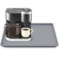 thumbnail image 1 of Alfombrilla de café TOHONFOO de silicona con borde, 50 x 38 cm, color gris, 1 of 7