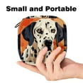 thumbnail image 2 of Spotted Dog Period Bag Menstrual Cup Pouch, Large Storage Bag Sanitary Purse for Sanitary Napkin Pads, Pads Organizer for Girls Women, 2 of 7