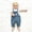 Blue, variant on Overalls for Girls Classic Denim Overalls Sleeveless Rompers Kids Outfits for Girls 8-9 Years