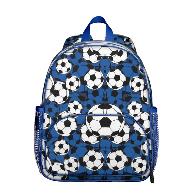 Sports Students Backpack - Football, Baseball, Soccer Print, Lightweight and Adjustable for Students and Teens