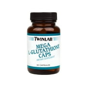 Twinlab Mega L-Glutathione Capsules, 60 Ct
