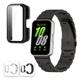 thumbnail image 1 of Correa Inoxidable Para Samsung Galaxy Fit 3 +case Con Micas Xtellar negro, 1 of 3