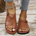 thumbnail image 6 of Fnooota Sandals for Women 2025, Summer Ankle Strap Casual Platform Comfort Sandals Orange Size 6.5, 6 of 9