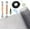 Gray, variant on Windows Screen and Screen Door Repair Kit, 48"x118" Charcoal Fiberglass Mesh with Rolling Tool/Hook/Ruler/Cutter/Spline - Window Screen & Sliding Screen Door Replacement for Windows