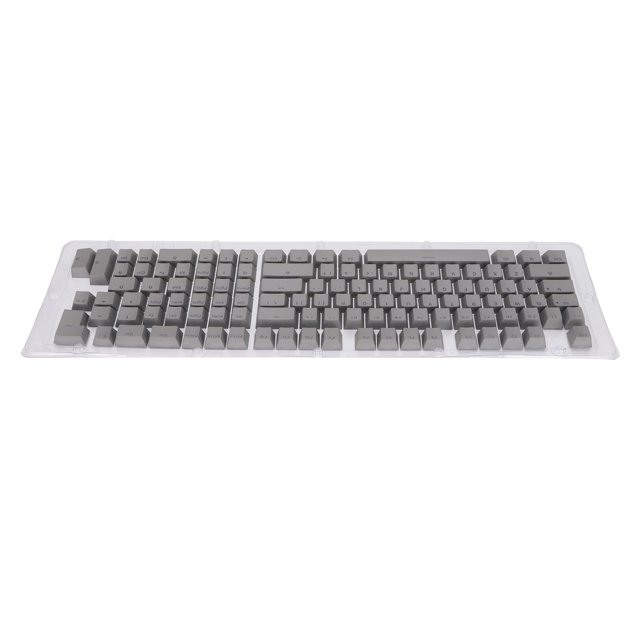 114 Teclas, Teclas De Teclado Diseño Ergonómico Apariencia Mate Revestimiento A Prueba De Aceite Para La Mayoría De Los Teclados Mecánicos Cergrey gris mini