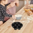 thumbnail image 5 of 7 Hole Cake Mold Silicone Baking Moulds Cup Air Fryer Roasting Pan Dessert Household, 5 of 6