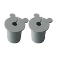 thumbnail image 3 of Pasacables de silicona Strade Fareast Limited 2x para Orificios de pared de 1 pulgada Color gris, 3 of 8