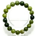thumbnail image 4 of K-KED Green New Jade Smooth Round Natural Gemstone Beads Healing Energy Bracelet-6mm, 4 of 6