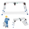 thumbnail image 1 of Escalera de aluminio ajustable para plataforma de trabajo LEADALLWAY, 43 pulgadas de largo, 1 of 6