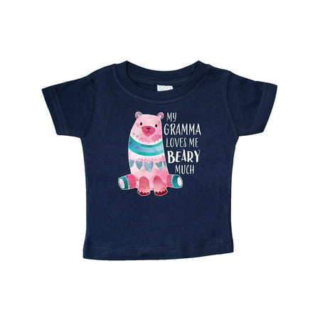 

Inktastic My Gramma Loves Me Beary Much with Cute Bear Gift Baby Boy or Baby Girl T-Shirt
