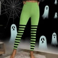 thumbnail image 2 of My items VOESLSOO Halloween Women's Costume Stretchy Leggings Women Graphic Printed Yoga Pants for Party Workout Leggings under 10, 2 of 9