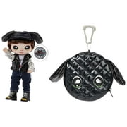 Na Na Na Surprise Glam Series Maxwell Dane Fashion Doll And Puppy Purse, Brunette Hair Boy Doll In Dog Ear Hat With Metallic Puppy Purse, 2-In-1 Toy for Girls Boys Ages 5 6 7+