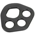 thumbnail image 3 of 30KN 4 Holes Rigging Plate Rope Bearing Anchors Points Connector Climbing Gear Toolsblack, 3 of 9