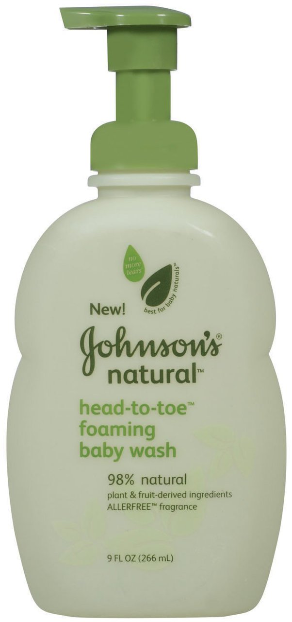 johnson's foaming baby wash
