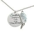 thumbnail image 2 of PRETXORVE Collier Aile Incrustée de Diamants - Parfois, Je Souris Juste et Dis Que C'était Toi, 2 of 2