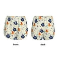 thumbnail image 3 of Pofeuu Flower Leaves Print Women's Athletic Shorts Running Workout Shorts Tummy Control Quick Dry Gym Shorts with Pockets Double layer sports shorts-XX-Large, 3 of 7