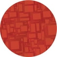 thumbnail image 1 of Ahgly Company Machine Washable Indoor Round Transitional Scarlet Red Area Rugs, 6' Round, 1 of 7