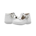 thumbnail image 3 of Zapato Piel Para Niña Dogi® Plantilla Con Arco Moño Broche blanco 12, 3 of 6