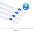 thumbnail image 2 of PATIKIL 8pcs Plastic Wrap Cutter, 19in Plastic Wrap Slide Cutter Snap Card Slot Installation Replacement for Aluminum Foil Wax Paper Parchment Paper Wrap Dispenser, Blue, 2 of 6