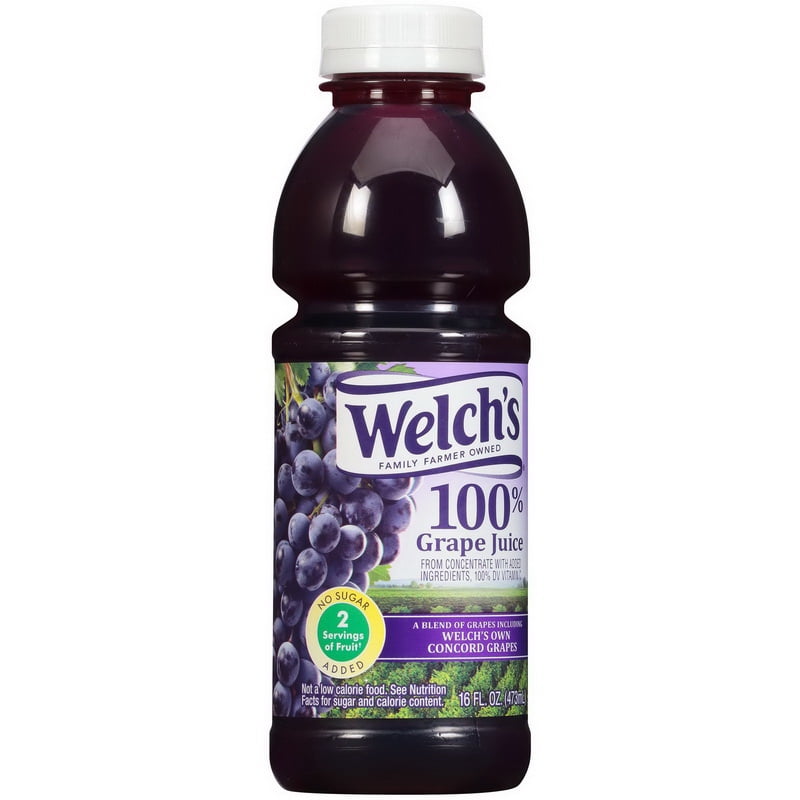 (Price/case)Welch's WPD30219 Juice 100 Purple Grape 1216 Fluid Ounce