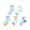 Multicolor, variant on Baby and Toddler Girls Boys Cartoon Mid-Crew Socks Heart Car Print Ankle Socks, 5 Pack, Sizes 6M-7T