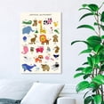 thumbnail image 2 of Wynwood Studio 'Alphabet' Education and Office Wall Art Canvas Print - White, Blue, 16" x 24", 2 of 2