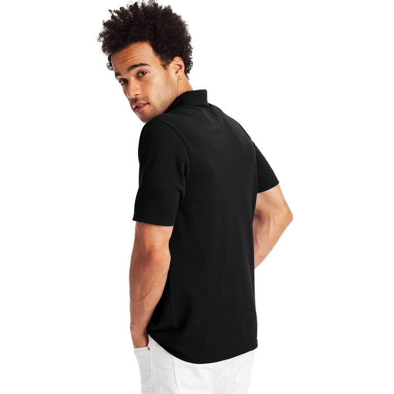 Hanes Men's Pique Polo Shirt photo 3