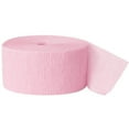 thumbnail image 1 of Pastel Pink Crepe Paper Streamer, 81ft, 1 of 2