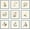 Rustic Green, variant on 10x10 Picture Frame Set of 9, Display Pictures 8x8 with Mat or 10x10 without Mat, Multi Collage Gallery Square Photo Frames for Wall or Tabletop, Rustic Green
