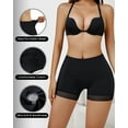 thumbnail image 3 of USEASY Mid Waisted Shapewear Shorts for Women Tummy Control Shaping BoyShort with Lace Trim, 3 of 6