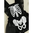thumbnail image 5 of ZINTAOZT Newborn Baby Girl Halloween Outfit Skeleton Skull Romper Ruffle Mesh Tulle Dress Bodysuit Jumpsuit Clothes, 5 of 8