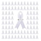 thumbnail image 1 of Pack of 200 Ribbon Brooches Fabric Ribbons Accessory with Safety Pins Silk Ribbons Lapel Pins Accessory for Men Women White, 1 of 5