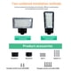 thumbnail image 3 of Luces De Calle Led Luces De Calle Ip65 120 Grados Reflector Led Lámparas De Estacionamiento Brillantes Lámpara De Calle De 100W Para Calle De Parque Al Aire Libre matsuzay HA027494-01, 3 of 6