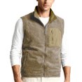 thumbnail image 6 of CharmCyan Men's Outdoor Cargo Vest Fishing Work Travel Photo Vests Zip Up Stand Collar Sleeveless Jacket With Pockets Khaki L, 6 of 8