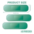 thumbnail image 4 of MODANU 3Pcs Car Decal, 10 x 2.76inch Band-Aid Shape Vinyl Sticker Bandage Car Funny Automotive Decal Band aid Sticker for Car Vans Vehicle Windows (Green), 4 of 7