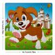 thumbnail image 1 of 5.79in/14.7cm 20pcs/pack Wooden Puzzle Cartoon Animals Car Letter Number Pattern Jigsaw Puzzles Game, Kids Educational Learning Toys For Children, 1 of 5