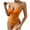 Orange, variant on Njagoc3 Womens Solid Lace Bodysuit with Adjustable Straps, Tummy Control Shapewear & High-Waisted Design, Breathable Stretch Fabric for Seamless Layering Camisole,Halter Neck & Spaghetti Strap