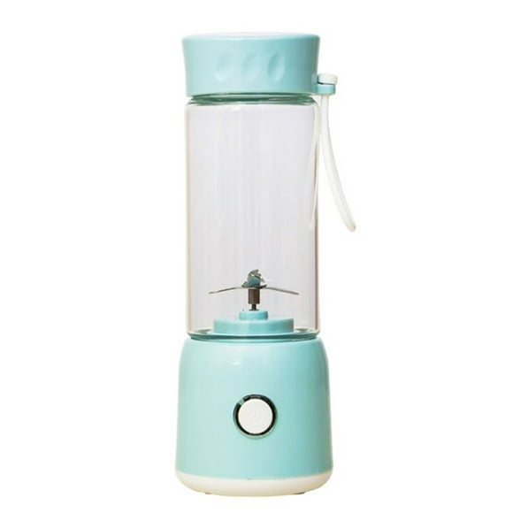 Mélangeur-extracteur de Jus Portable, Gobelet à Jus de Voyage USB pour Aliments pour Bébé, Machine de Mélange avec Moteur Puissant, Batterie Rechargeable 2500 mAh, Bouteille 350 ml, Extracteur de Jus de Fruits Multifonction