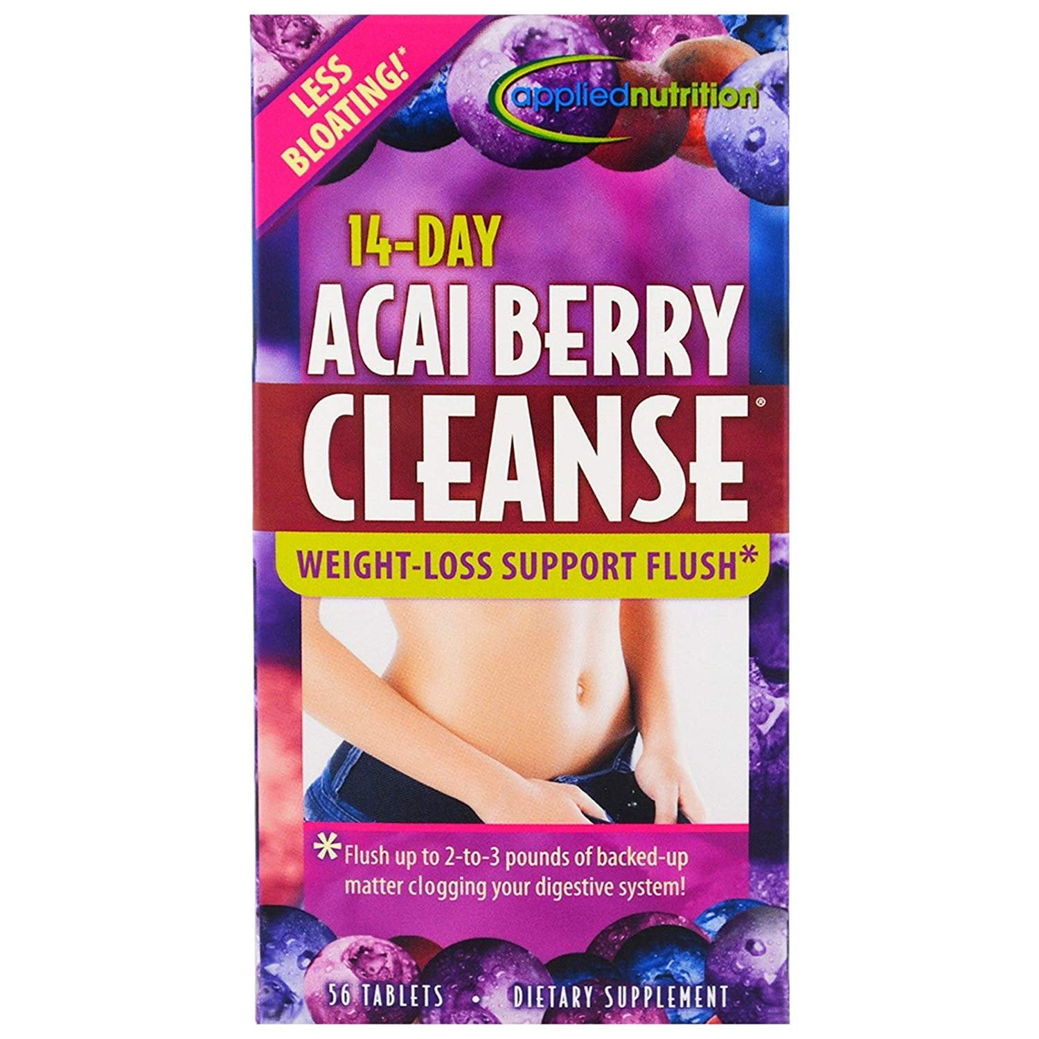 Applied Nutrition 14-day Acai Berry Cleanse Antioxidant Formula 56-Count Bottle