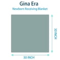thumbnail image 4 of Gina Era Flannel Receiving Blankets, Baby Swaddle Blankets 100% Cotton 4 Pcs One Size 30 X 30 Inch for Baby Boy or Baby Girl (Style5), 4 of 5