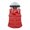 Wine, variant on Tiqkatyck Sweater Vest Ladies Fashion Pure Color Zipper Cotton Waistcoat Waistcoat Short Warm Vest Puffer Vest Women Black