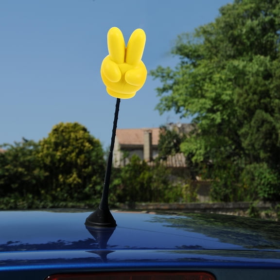 Masteelf Antenna Balls Toppers for Vehicles Decoration Car Styling Victory Yellow