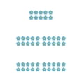thumbnail image 2 of Inteprter 10 piezas de parches de flores para planchar sin planchar parches bordados autoadhesivos suministros de emergencia para sombreros de bricolaje Azul 5piezas Inteprter CBP233650, 2 of 6
