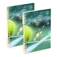 thumbnail image 6 of Tennis Ball Notes Spiral Journal Notebook College Ruled Notebook 8.3" x 5.7" A5 Lined Thick Paper Page, 6 of 6