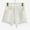 White, variant on YYUIJK Women Mid Rise Ripped Stretchy Jeans Shorts Frayed Hem Casual Denim Shorts