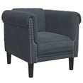 thumbnail image 2 of vidaXL 3 Piece Sofa Set Dark Grey Velvet, 2 of 5