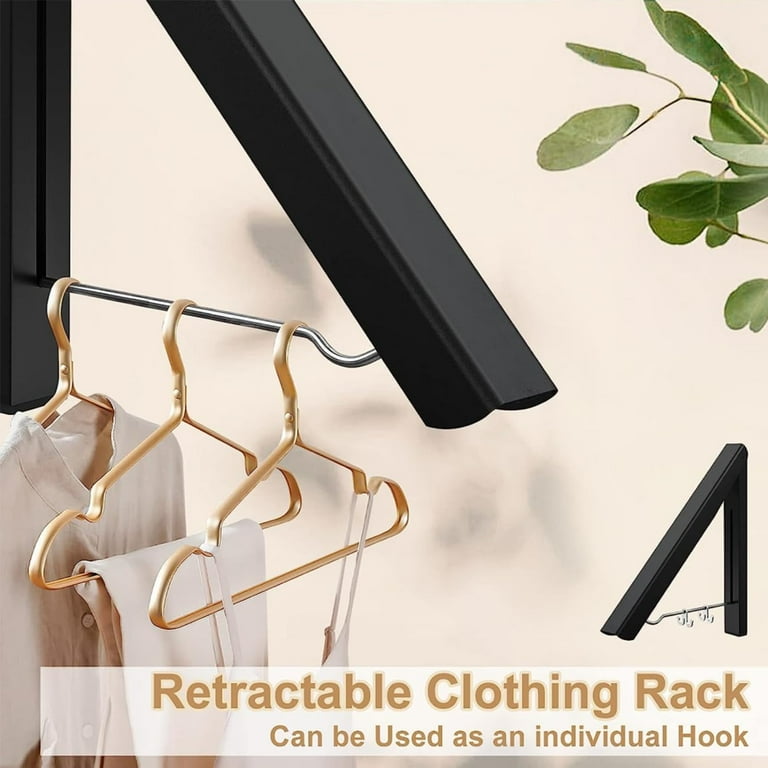Retractable wall mounted rod hotsell
