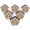 White, variant on IBA Indianbeautifulart Brown Engraved Knobs Furniture Knobs Cabinet Drawer Pull Pack 10
