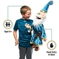 thumbnail image 2 of 25 Pouces Wizard avec Lunettes, Corps Entier, Style Ventriloque Puppet, 2 of 6