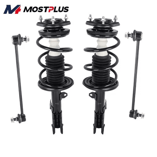 MOSTPLUS Front Quick Ready Spring Struts Sway Bar Link for Toyota Corolla Matrix 1.8L FWD